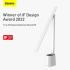 Baseus Smart LED Desk Lamp 5W 250 Lumens Eye-Caring Auto-Dimming Touch Control 3 Color Modes 47" Wide Light for Home Office Bedroom Painting – White
